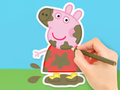 ເກມ Coloring Book: Peppa In The Mud