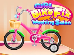 ເກມ Girl Bike Fix Washing Salon