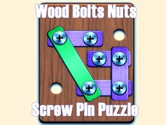 ເກມ Wood Bolts Nuts Screw Pin Puzzle