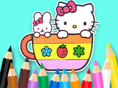 ເກມ Coloring Book: Kitty Cup