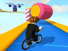 ເກມ Obby But You're On a Bike