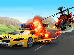 ເກມ Chaos Road Combat Car Racing