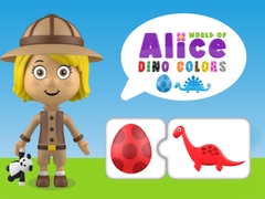 ເກມ World of Alice Dino Colors