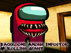 ເກມ Backrooms Among Impostor & Rolling Giant