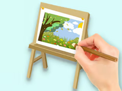 ເກມ Coloring Book: Paysage Drawing Board