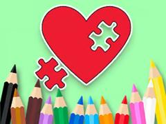ເກມ Coloring Book: BTS Heart Jigsaw