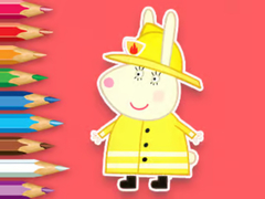 ເກມ Coloring Book: Rabbit Firefighter