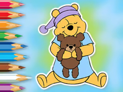 ເກມ Coloring Book: Winnie With Toy Bear