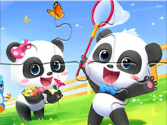 ເກມ Jigsaw Puzzle: Baby Panda Spring Outing
