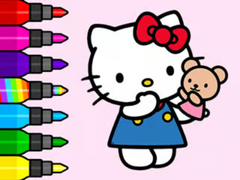 ເກມ Coloring Book: Hello Kitty Teddy Bear