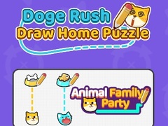 ເກມ Doge Rush : Draw Home Puzzle