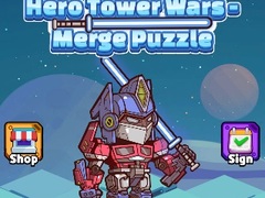 ເກມ Hero Tower Wars Merge Puzzle