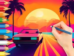 ເກມ Coloring Book: Sunset Driving
