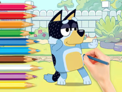ເກມ Coloring Book: Bluey And Bingo