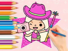 ເກມ Coloring Book: Toca Baca World
