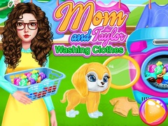 ເກມ Mom And Taylor Washing Clothes
