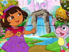 ເກມ Jigsaw Puzzle: Dora Wonderland