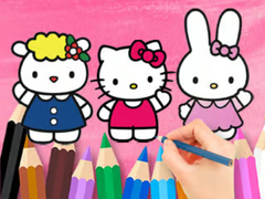 ເກມ Coloring Book: Hello Kitty With Friends