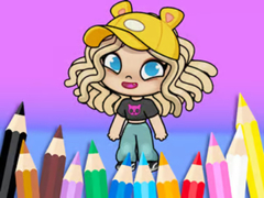 ເກມ Coloring Book: Avatar Life Girl