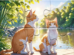 ເກມ Jigsaw Puzzle: Cats In Pairs
