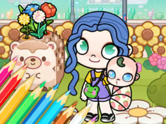 ເກມ Coloring Book: Avatar World Babycare