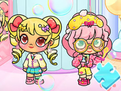 ເກມ Jigsaw Puzzle: Avatar World Candy Girl