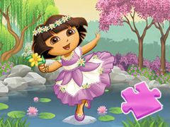ເກມ Jigsaw Puzzle: Dora Lake Dance