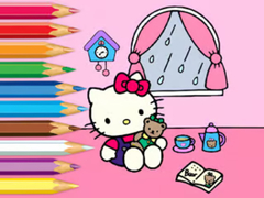 ເກມ Coloring Book: Hello Kitty Rainy Day