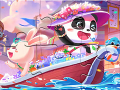ເກມ Jigsaw Puzzle: Baby Panda Fiesta