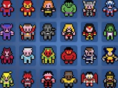 ເກມ Pictures By Numbers Superheroes