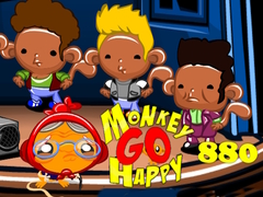 ເກມ Monkey Go Happy Stage 880 New Monkeys On Block Theme