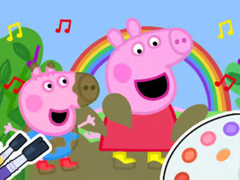 ເກມ Coloring Book: Peppa Pig Muddy Funny