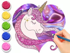 ເກມ Coloring Book: Glowing Unicorn