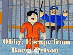 ເກມ Obby: Escape from Barry Prison