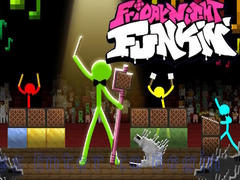 ເກມ FNF Rush E : Animation vs. Minecraft