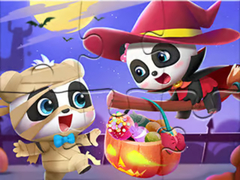 ເກມ Jigsaw Puzzle: Baby Panda Halloween