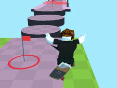 ເກມ Obby: Skateboard Race