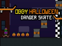 ເກມ Obby Halloween Danger Skate