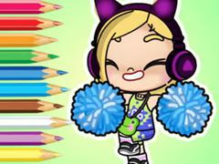 ເກມ Coloring Book: Avatar World Cheerleader