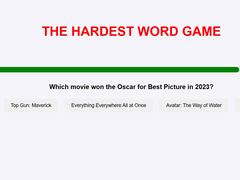 ເກມ The Hardest Word Game