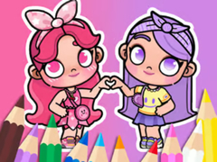 ເກມ Coloring Book: BFF In Avatar World