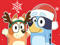 ເກມ Jigsaw Puzzle: Bluey Christmas Gift