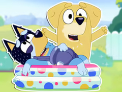 ເກມ Jigsaw Puzzle: Bluey Dad Baby