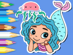 ເກມ Coloring Book: Jellyfish Mermaid