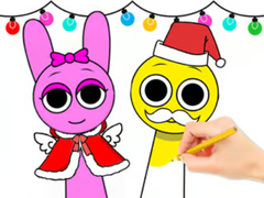 ເກມ Coloring Book: Sprunki Christmas