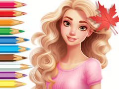 ເກມ Coloring Book: Barbie Autumn Tale