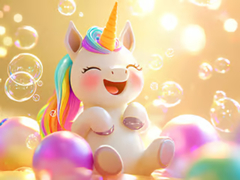 ເກມ Jigsaw Puzzle: Unicorn Bubble Fun