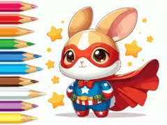 ເກມ Coloring Book: Super Rabbit