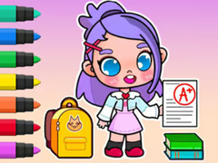 ເກມ Coloring Book: Avatar School Day