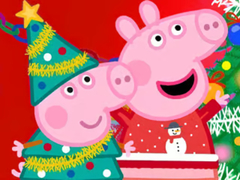 ເກມ Jigsaw Puzzle: Peppa Pig Christmas Preparation